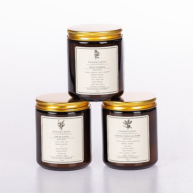 Gracious Living Scented Candle 198g Gracious Living Scented Candle 198g