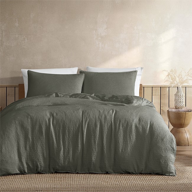 Hometones Hallie Textured Duvet Cover Set Hometones Hallie Textured Duvet Cover Set