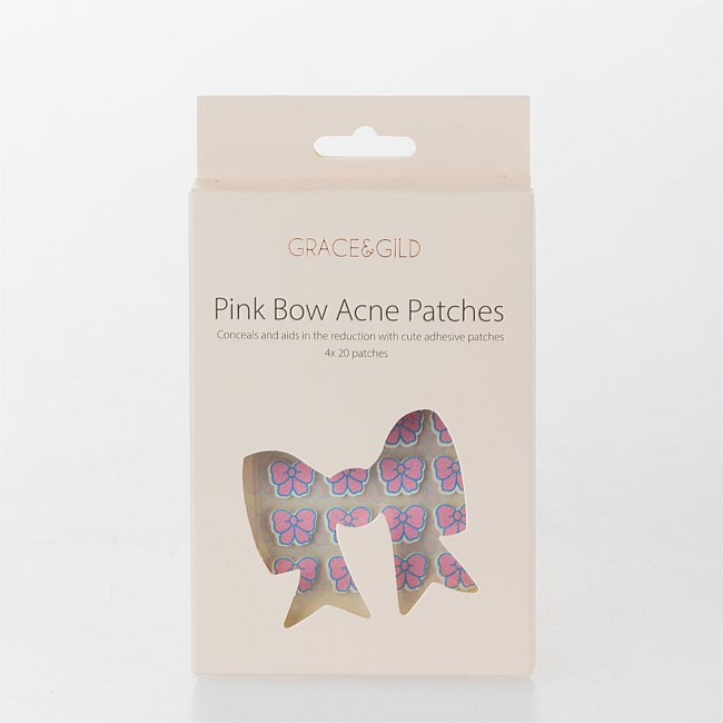 Grace & Gild Pink Bow Acne Patches Grace & Gild Pink Bow Acne Patches