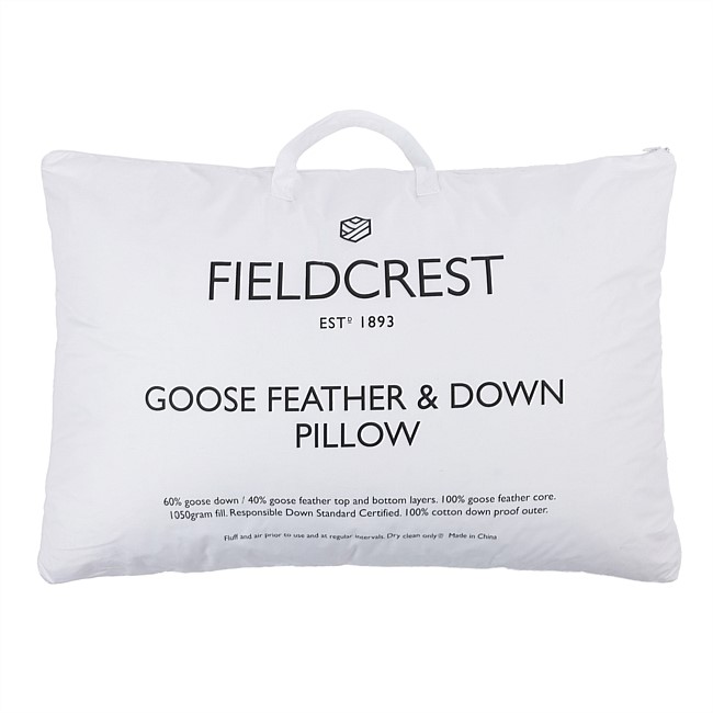 Fieldcrest Goose Feather & Down Pillow Fieldcrest Goose Feather & Down Pillow