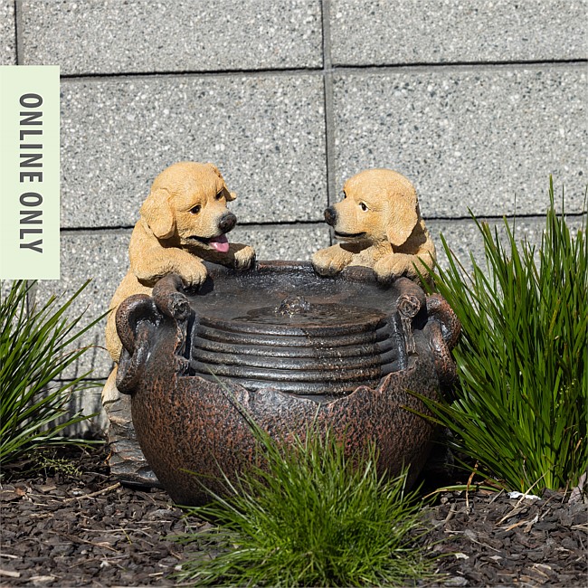 Outsidings Puddle Puppy Water Feature Outsidings Puddle Puppy Water Feature