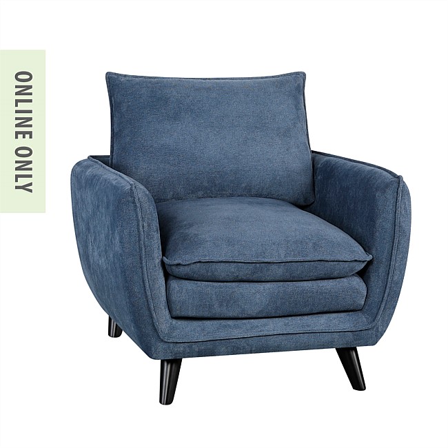 Design Republique Denim Huntington Armchair