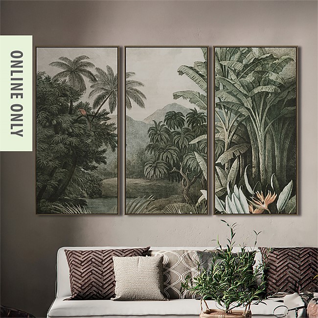 Design Republique Rainforest 3 Piece Wall Art Design Republique Rainforest 3 Piece Wall Art