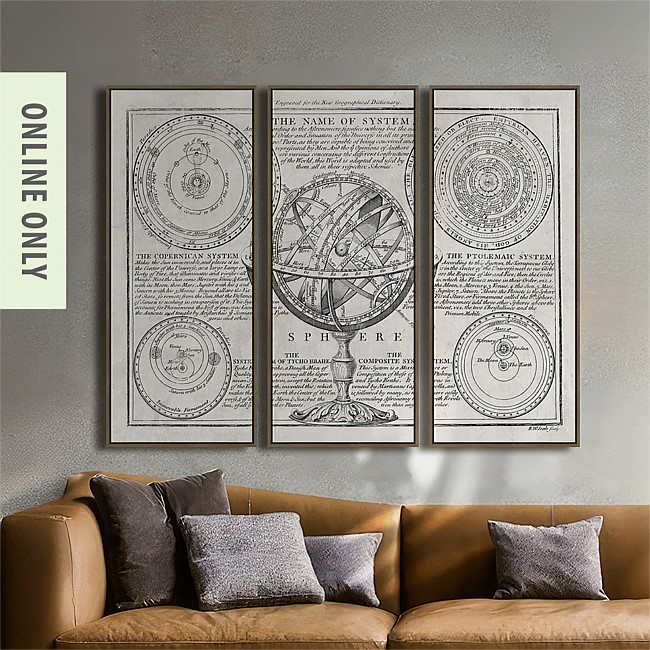 Design Republique Sphere 3 Piece Wall Art Design Republique Sphere 3 Piece Wall Art