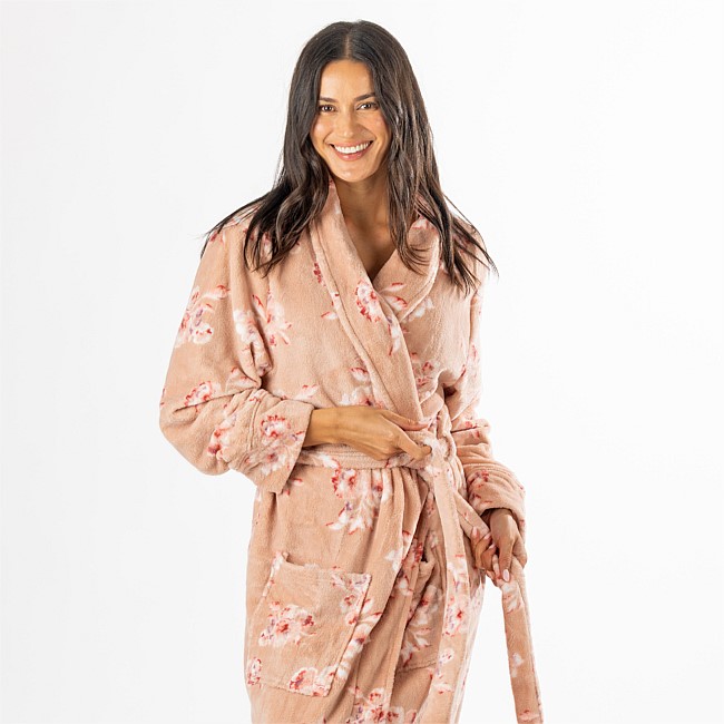 Solace Alexis Printed Bathrobe Solace Alexis Printed Bathrobe