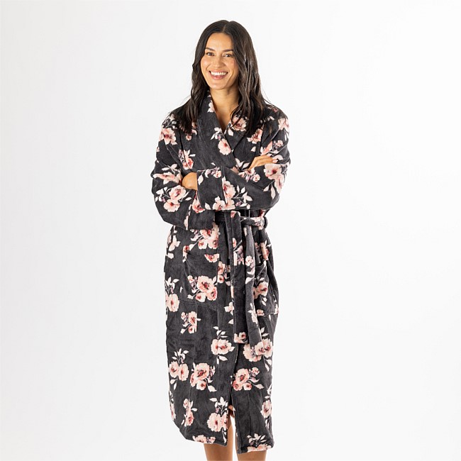 Solace Alexis Printed Bathrobe 