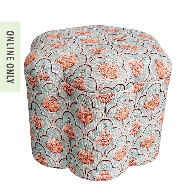 Design Republique Asti Flower Ottoman