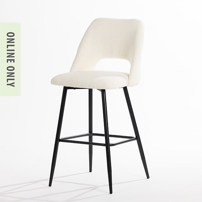Design Republique Olivia Boucle Bar Stool Design Republique Olivia Boucle Bar Stool