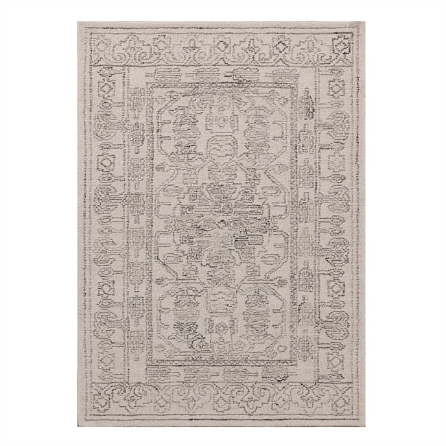 Design Republique Gracie Beige Wool Rug 160x230cm Design Republique Gracie Beige Wool Rug 160x230cm