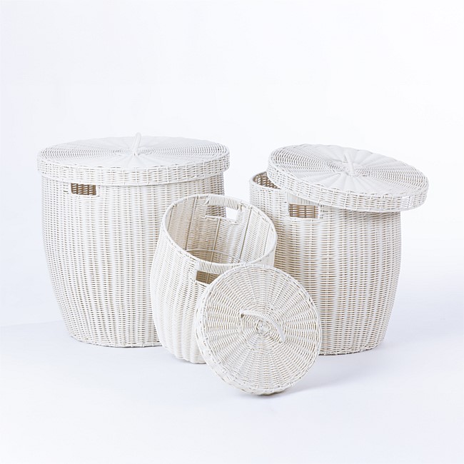Cove Round Resin Basket