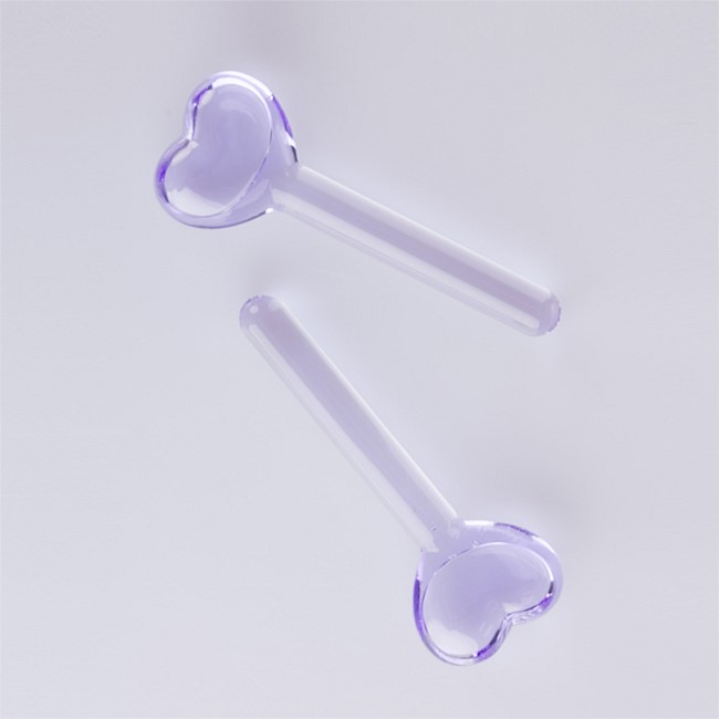 Grace & Gild Heart Shaped Cooling Globes 2pc