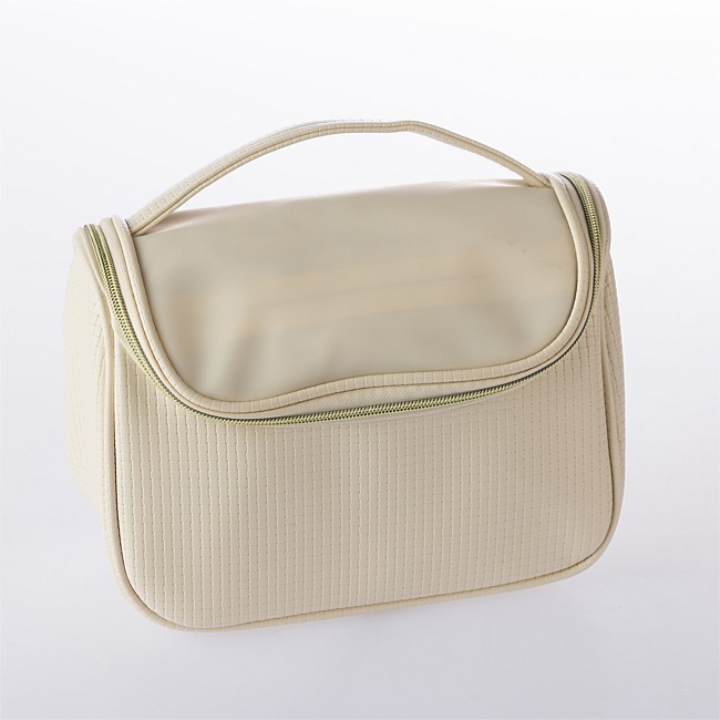 Grace & Gild Sadie Curved Zip Top Cosmetic Bag Grace & Gild Sadie Curved Zip Top Cosmetic Bag