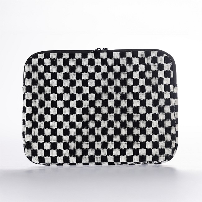 Grace & Gild Check Laptop Bag 13.3 inch