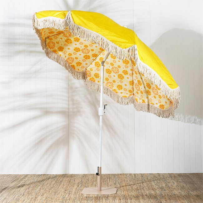 Outsidings Retro Patio Umbrella Yellow