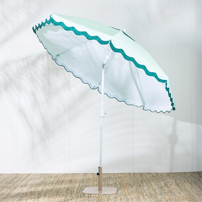 Outsidings Patio Scallop Umbrella Green Outsidings Patio Scallop Umbrella Green