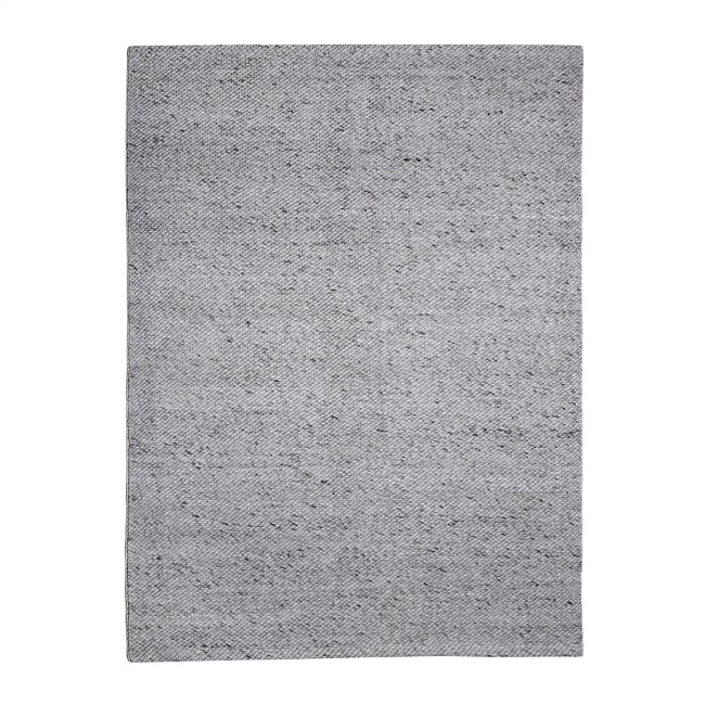 Fieldcrest Simplicity Silver Textured Rug 160x230cm