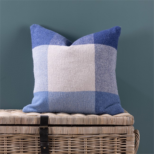 Woolrest 100% Pure New Zealand Wool Check Cushion Woolrest 100% Pure New Zealand Wool Check Cushion