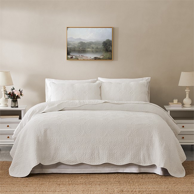 Gracious Living Eva Cotton Coverlet