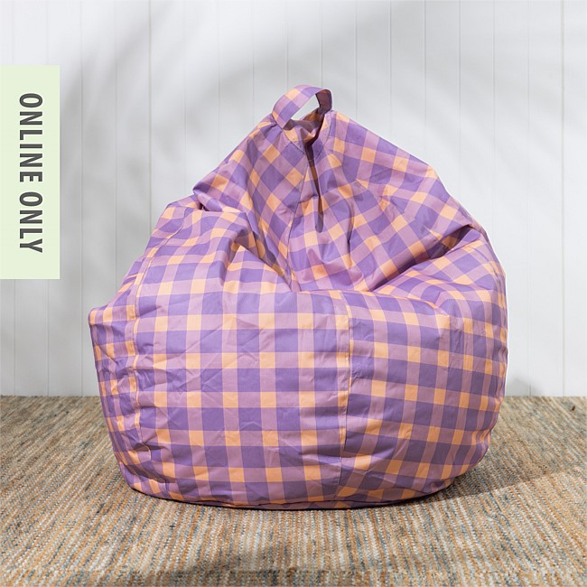 Amparo Paros Check Bean Bag Cover 180L Amparo Paros Check Bean Bag Cover 180L
