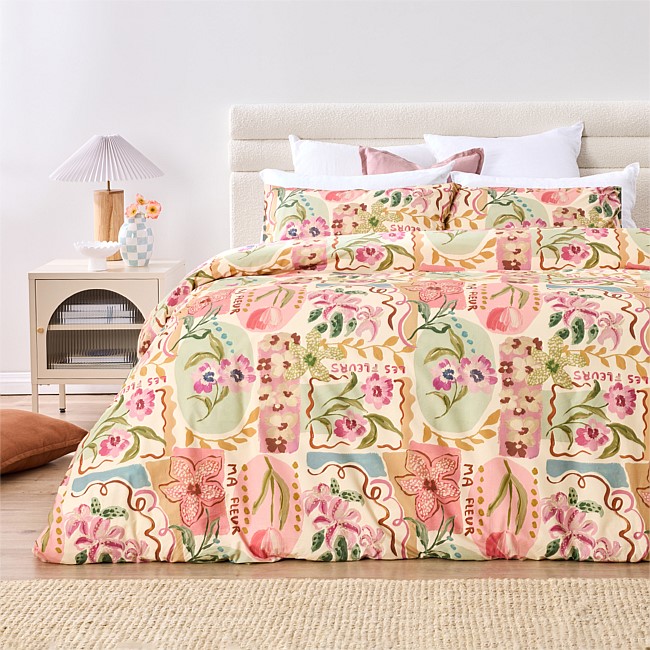 Design Republique Ma Fleur Cotton Duvet Cover Set Design Republique Ma Fleur Cotton Duvet Cover Set