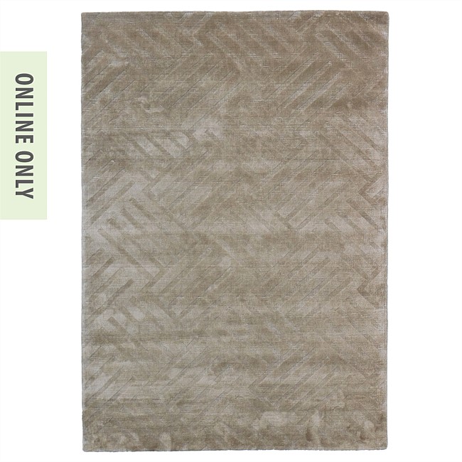 Design Republique Champ Taupe Viscose Rug 200x300cm Design Republique Champ Taupe Viscose Rug 200x300cm