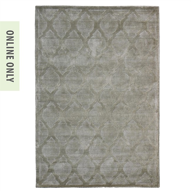 Design Republique Holiday Silver Viscose Rug 200x300cm Design Republique Holiday Silver Viscose Rug 200x300cm