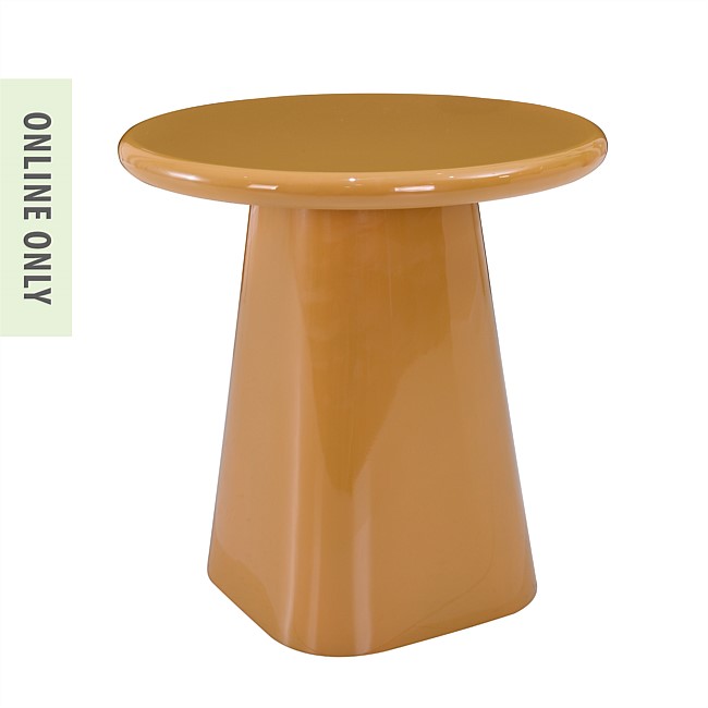 Design Republique Lacquer Side Table Mustard Design Republique Lacquer Side Table Mustard