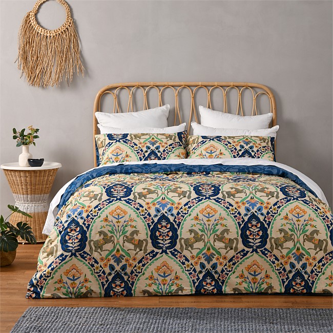 Design Republique Athena Cotton Slub Duvet Cover Design Republique Athena Cotton Slub Duvet Cover