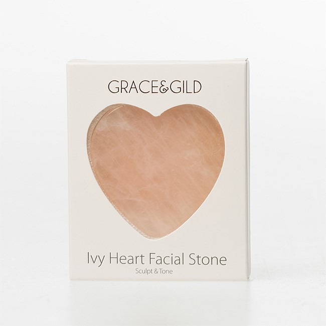 Grace & Gild Ivy Heart Facial Stone Grace & Gild Ivy Heart Facial Stone