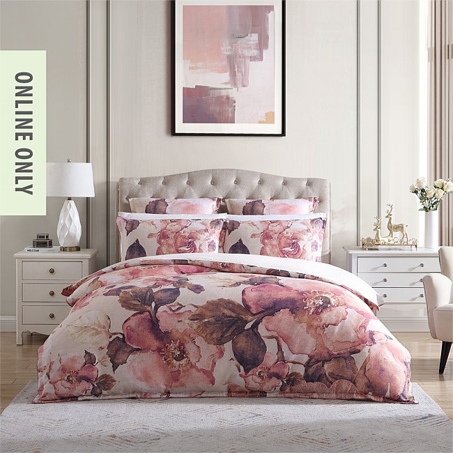 Private Collection Camille Blush Duvet Cover Set Private Collection Camille Blush Duvet Cover Set