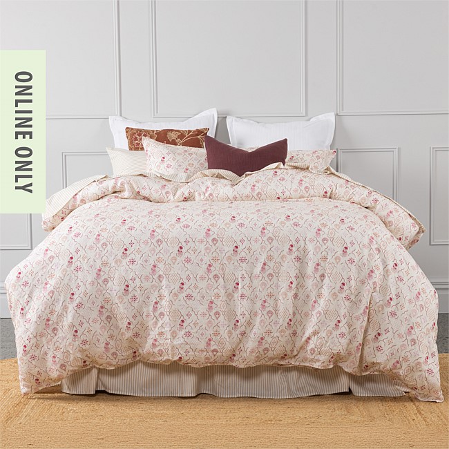 Amparo Veronica 100% French Flax Linen Duvet Cover Set 