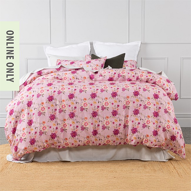 Amparo Madilyn 100% French Flax Linen Duvet Cover Set