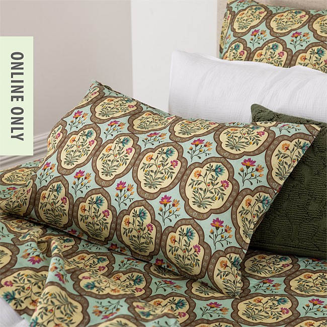 Amparo Eleanor 100% Linen Pillowcase Pair 