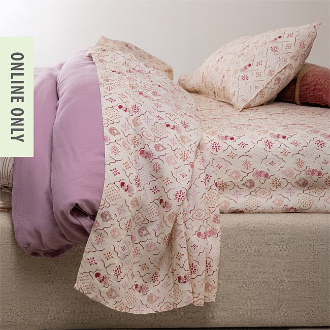 Amparo Veronica 100% French Flax Linen Flat Sheet Amparo Veronica 100% French Flax Linen Flat Sheet