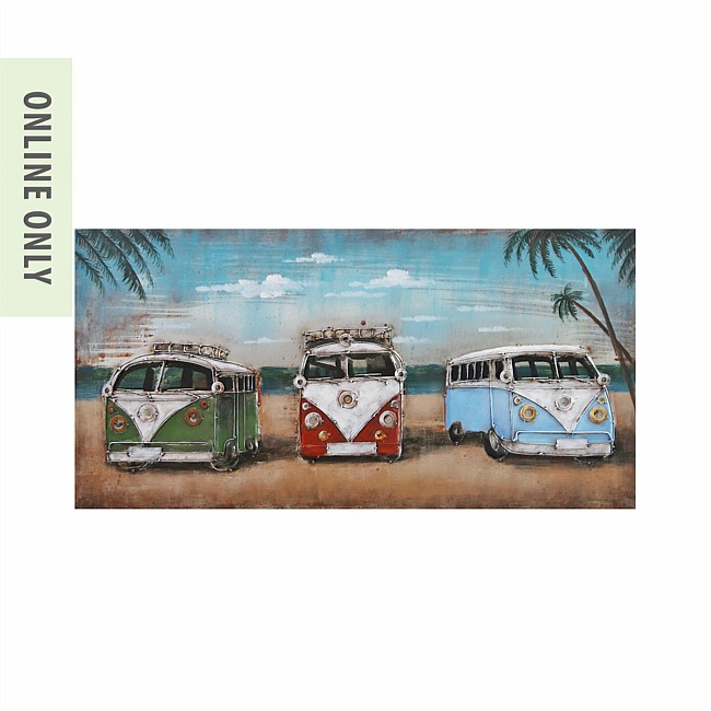 Design Plus Metal 3D Kombis Wall Art