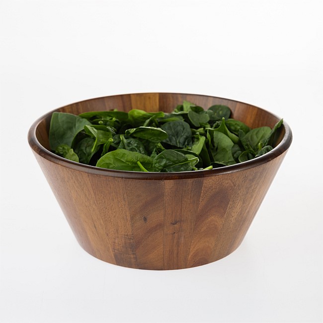 Ecoanthology Acacia Cone Salad Bowl 30cm