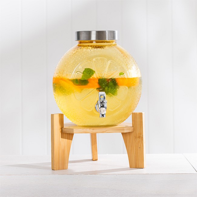 Home Co. Lemon Drink Dispenser on Stand 5L