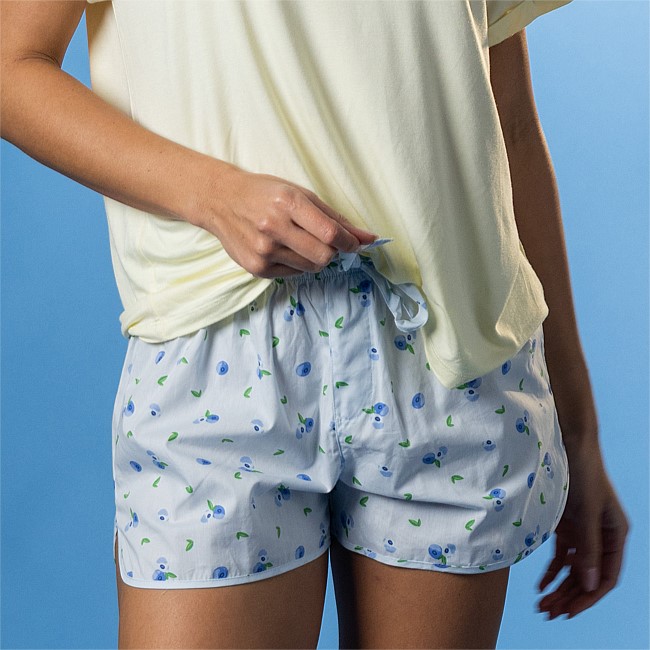 bb&b Sleep Blueberry Pyjama Shorts bb&b Sleep Blueberry Pyjama Shorts
