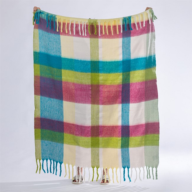 Marlo Nova Throw  Red Check 