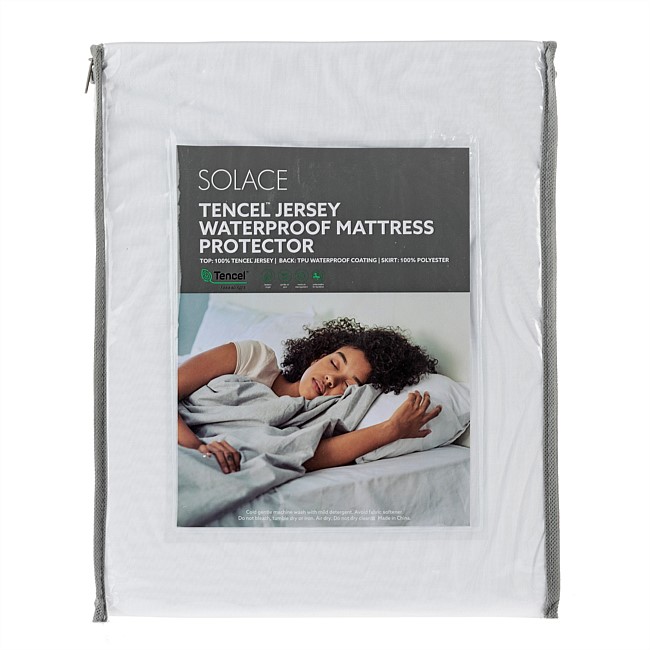 Solace Tencel Jersey Waterproof Mattress Protector 
