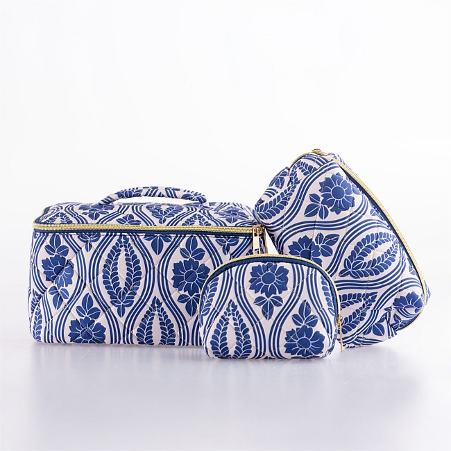 Design Republique Eve Quilted Cosmetic Bag