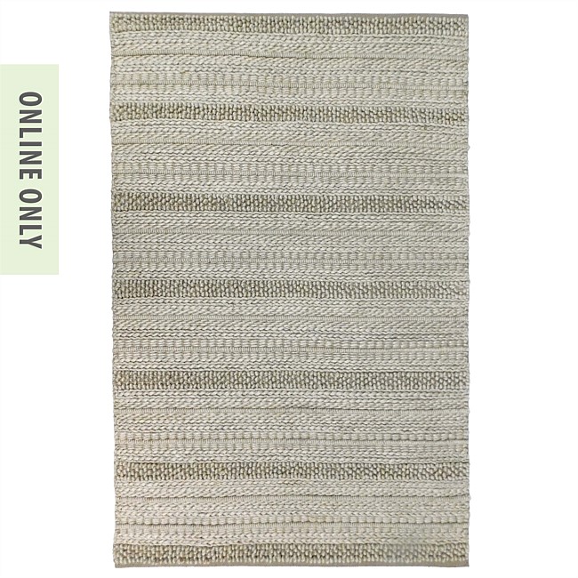 Fieldcrest Scarlet Textured Rug Ivory 160x230cm Fieldcrest Scarlet Textured Rug Ivory 160x230cm