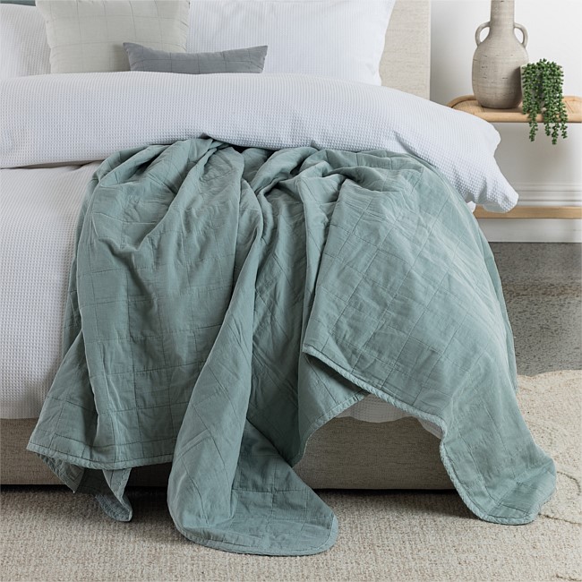 Design Republique Lia Stonewashed Cotton Blanket