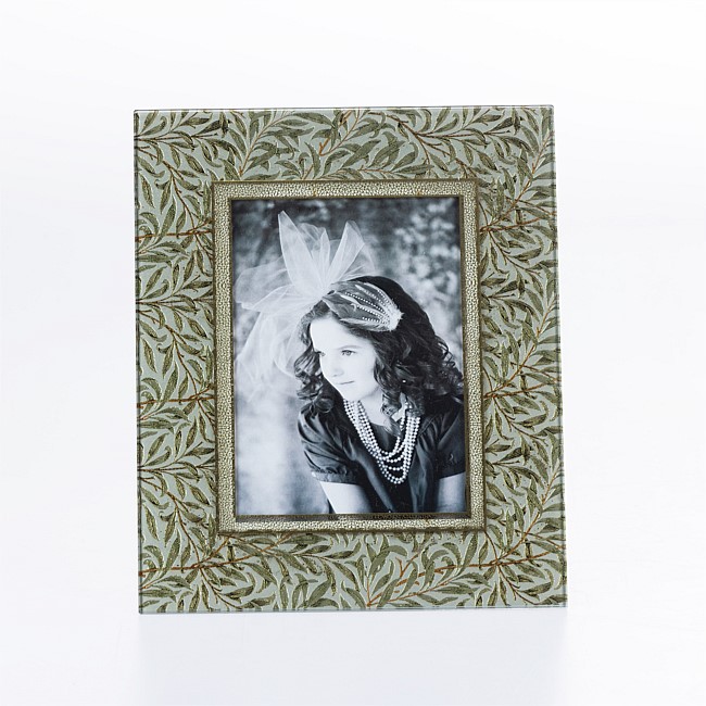 Gracious Living Isla Leaves Photo Frame 5x7