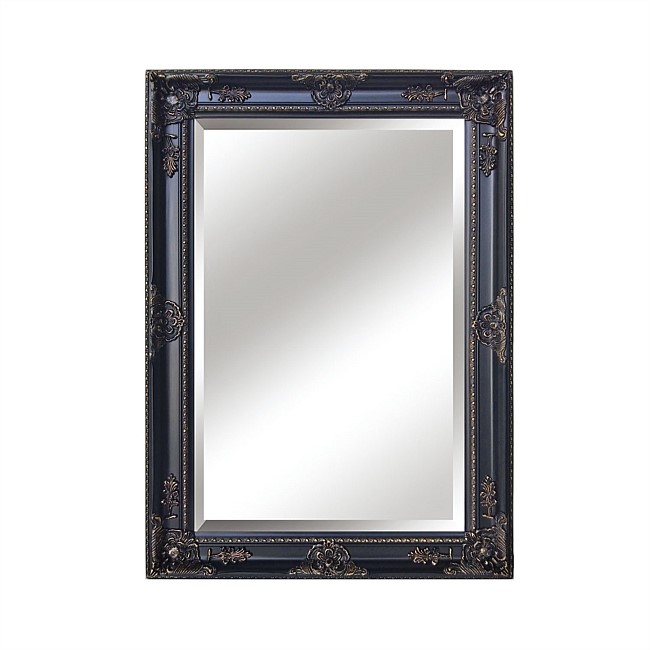 Gracious Living Melody Bevelled Mirror Black