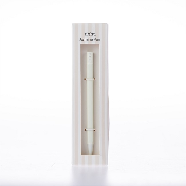 Right. Jasmine Metal Pen Hello Right. Jasmine Metal Pen Hello