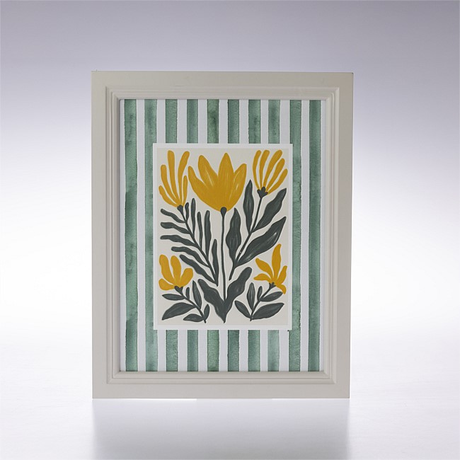 Design Republique Mala Stripe Dahlia Wall Art Design Republique Mala Stripe Dahlia Wall Art