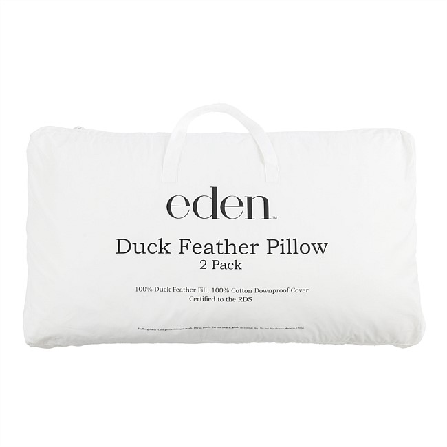 Eden Pillow 100% Duck Feather 2 Pack Eden Pillow 100% Duck Feather 2 Pack