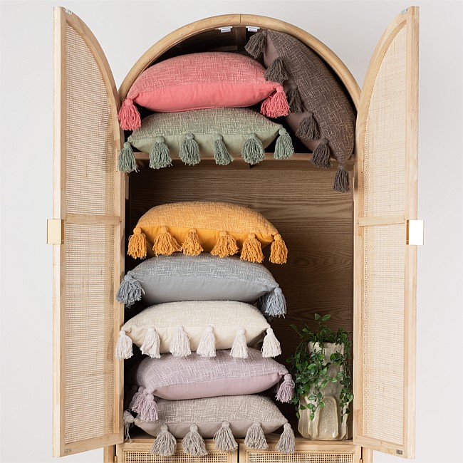 Home Co. Jonne Cotton Stonewashed Cushion