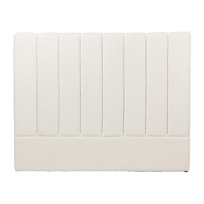 Design Republique Olivia Boucle Headboard  Queen